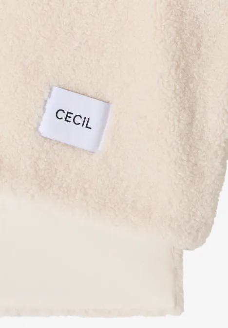 Teddy Schal teddy vanilla white