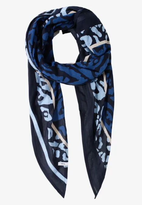 Foulard triangulaire avec tape urban dark blue
