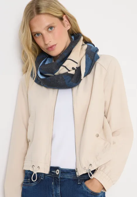Kuscheliger Loop Schal urban dark blue