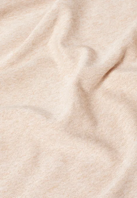 Kuscheliges Dreieckstuch sandalwood beige melange