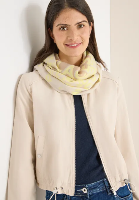 Kuscheliger Loop Schal iced yellow
