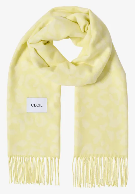 Kuscheliger Schal iced yellow