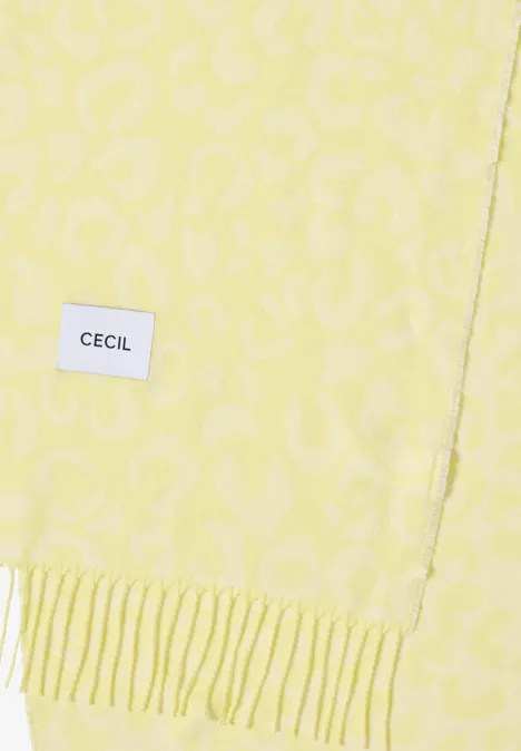 Kuscheliger Schal iced yellow