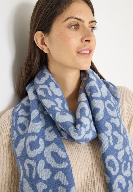 Kuscheliger Schal coal blue