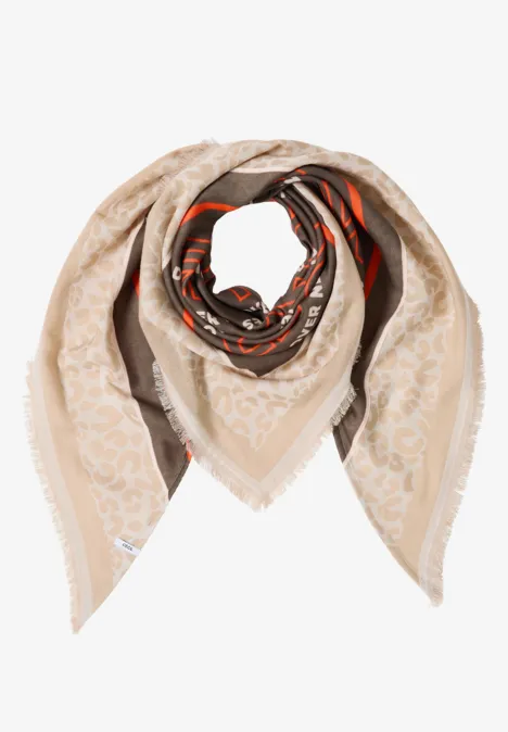 Patchwork Tuch mocha taupe Patchwork Tuch mocha taupe