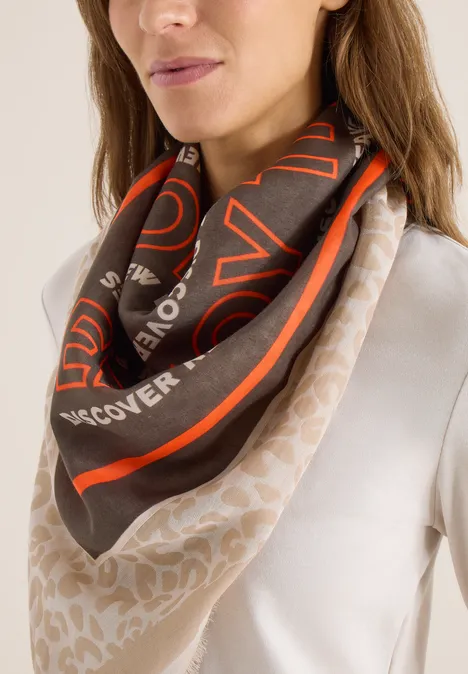 Patchwork Tuch mocha taupe Patchwork Tuch mocha taupe