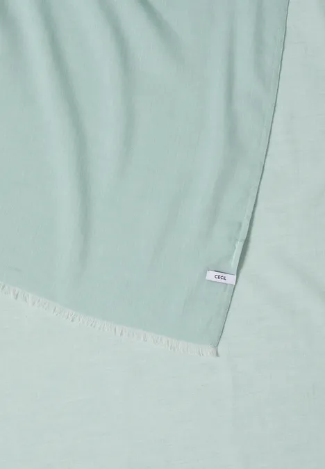 Sjaal in effen kleur mint sea green Sjaal in effen kleur mint sea green