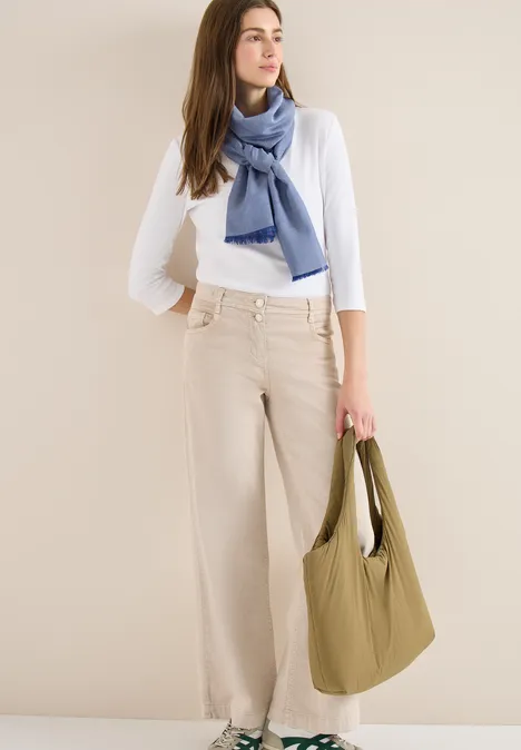 Sjaal in effen kleur coal blue Sjaal in effen kleur coal blue