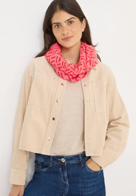 Lus met burnoutpatroon pumpkin orange