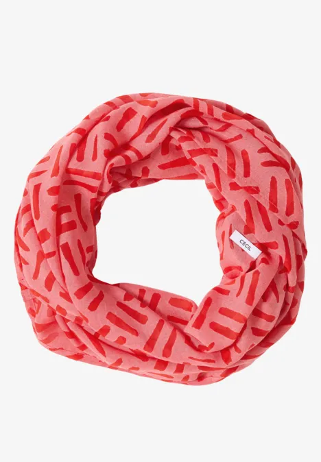 Lus met burnoutpatroon pumpkin orange