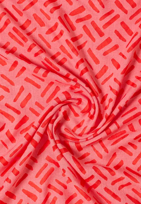 Lus met burnoutpatroon pumpkin orange