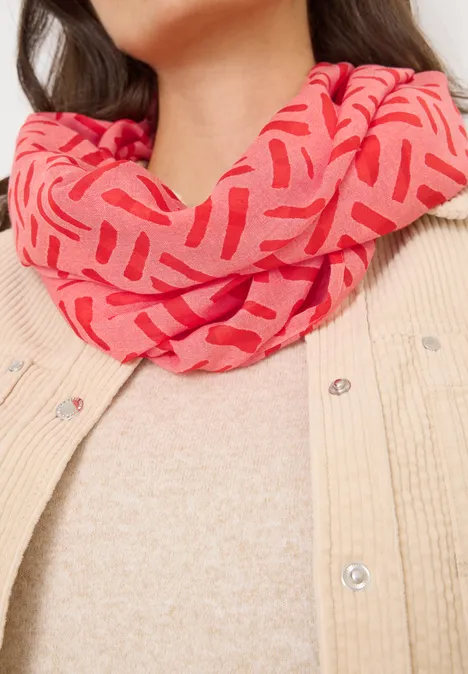 Lus met burnoutpatroon pumpkin orange