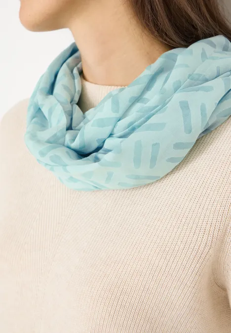 Lus met burnoutpatroon light foam blue