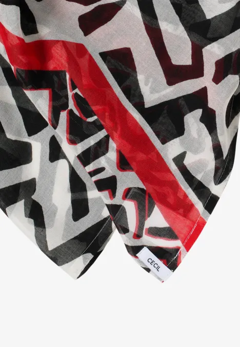 Gemusterter Loop-Schal pumpkin orange