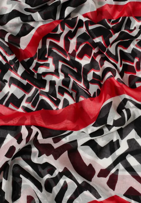 Gemusterter Loop-Schal pumpkin orange