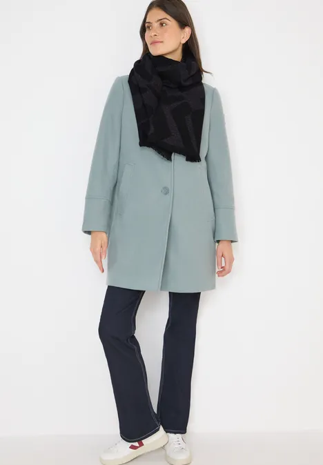 Sjaal met glitterdetails Black