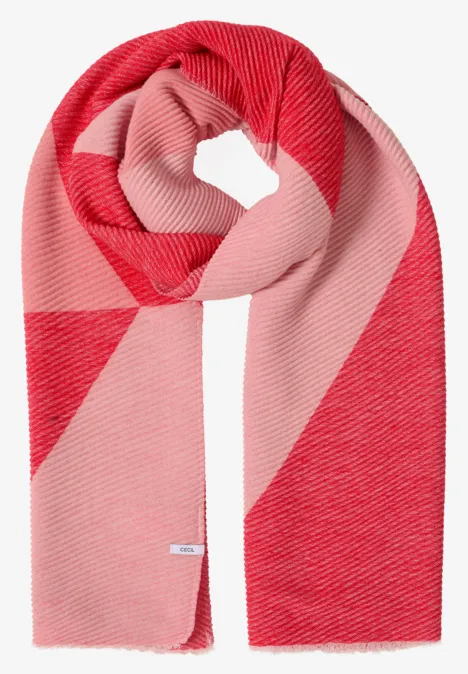 Kuscheliger Plissée Schal pumpkin orange Kuscheliger Plissée Schal pumpkin orange