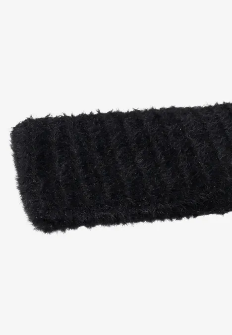 Hoofdband met glitterdetails Black Hoofdband met glitterdetails Black