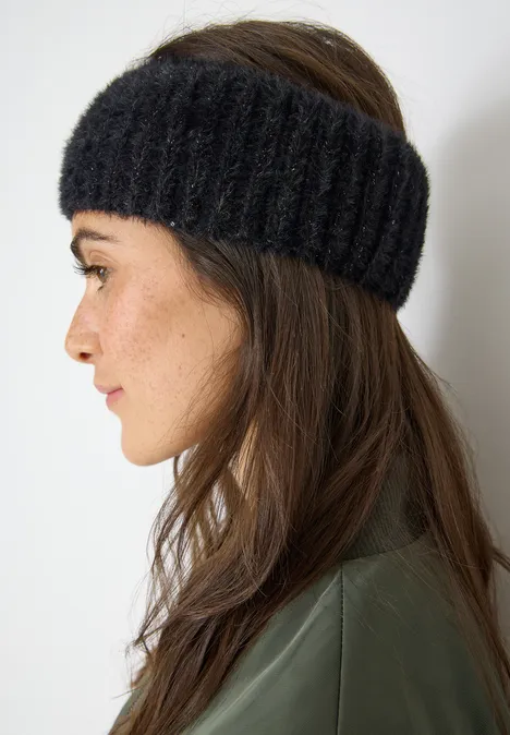 Hoofdband met glitterdetails Black Hoofdband met glitterdetails Black