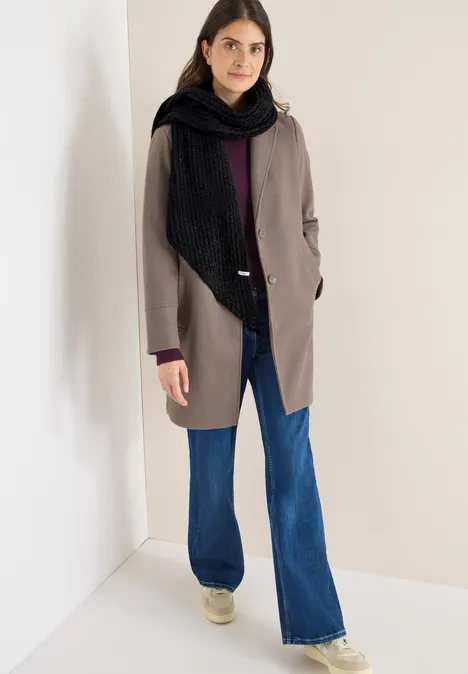 Driehoekige sjaal met glitter Black Driehoekige sjaal met glitter Black