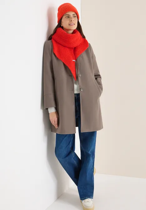 Driehoekige sjaal met glitter pumpkin orange Driehoekige sjaal met glitter pumpkin orange