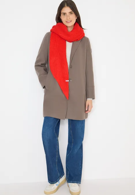 Driehoekige sjaal met glitter pumpkin orange Driehoekige sjaal met glitter pumpkin orange