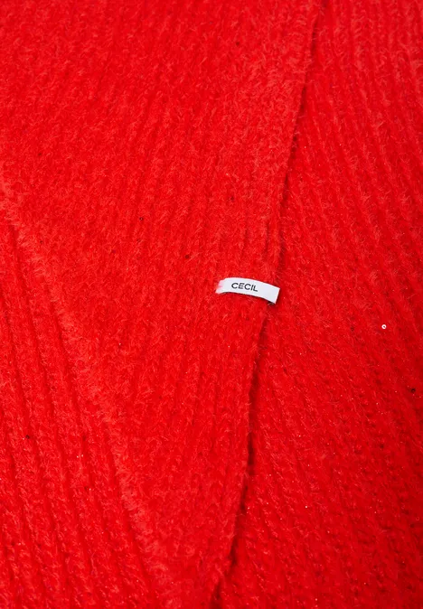 Driehoekige sjaal met glitter pumpkin orange Driehoekige sjaal met glitter pumpkin orange