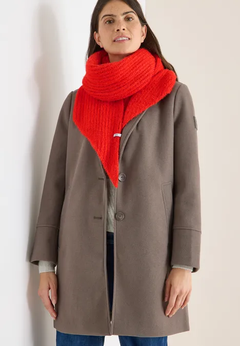 Driehoekige sjaal met glitter pumpkin orange Driehoekige sjaal met glitter pumpkin orange