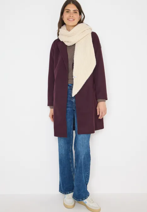 Dreieckstuch mit Glitzer creamy white