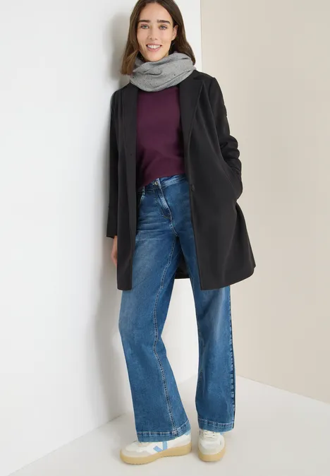 Schal mit Schmucksteinen mineral grey melange Schal mit Schmucksteinen mineral grey melange