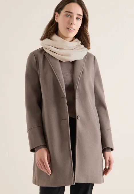 Schal mit Schmucksteinen desert beige melange Schal mit Schmucksteinen desert beige melange