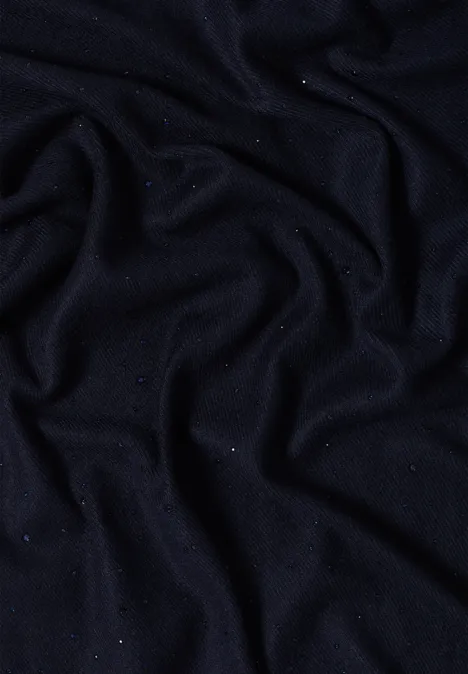 Schal mit Schmucksteinen urban dark blue Schal mit Schmucksteinen urban dark blue