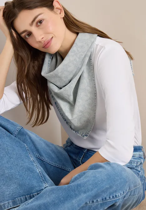 Foulard triangulaire Leo authentic used wash