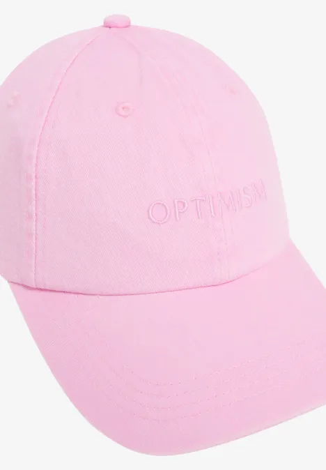 Cap aus Baumwolle mit Stickerei tea rose Cap aus Baumwolle mit Stickerei tea rose