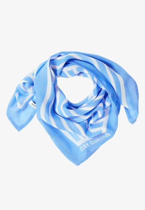 Gemustertes Bandana fountain blue