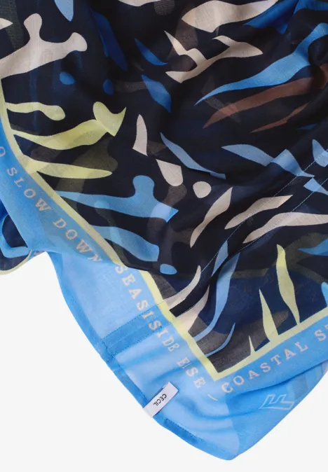 Gemusterter Loop Schal universal blue Gemusterter Loop Schal universal blue