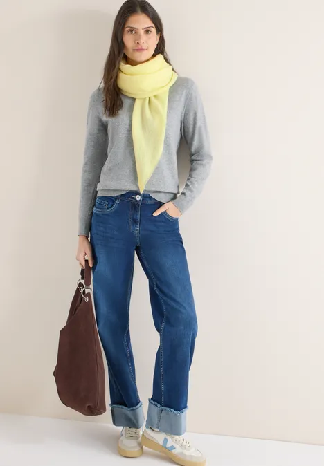 Driehoekige sjaal iced yellow Driehoekige sjaal iced yellow