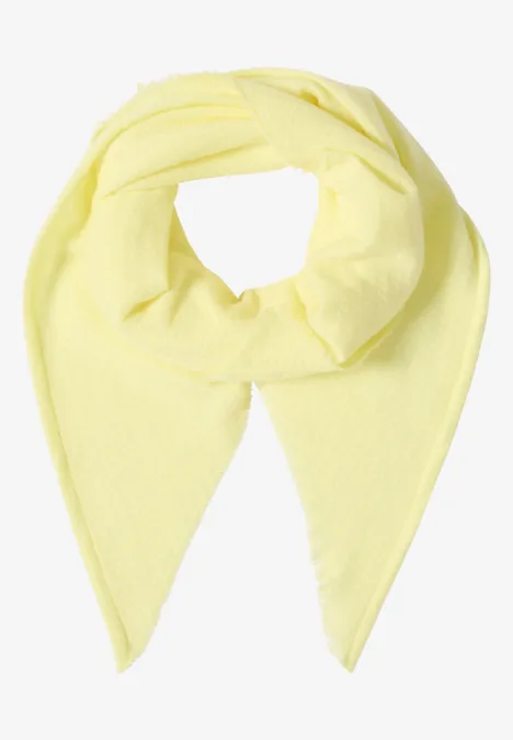 Driehoekige sjaal iced yellow Driehoekige sjaal iced yellow