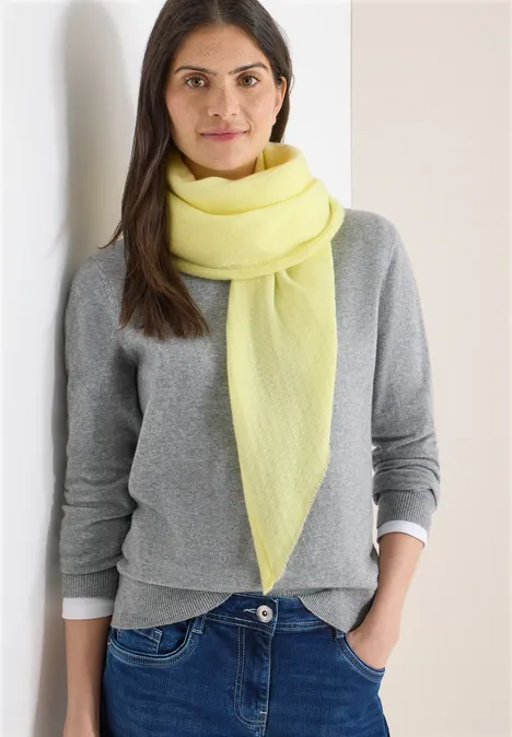 Driehoekige sjaal iced yellow Driehoekige sjaal iced yellow