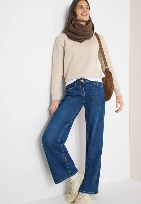 Driehoekige sjaal urban taupe