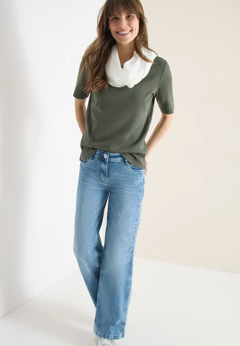 Foulard loop vanilla white