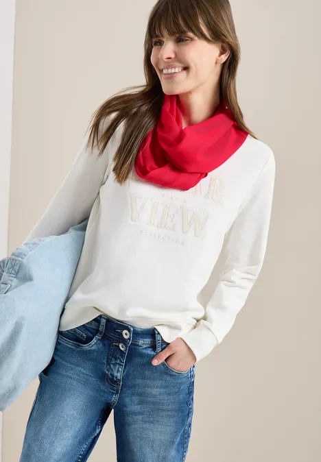 Foulard loop glazed apple red