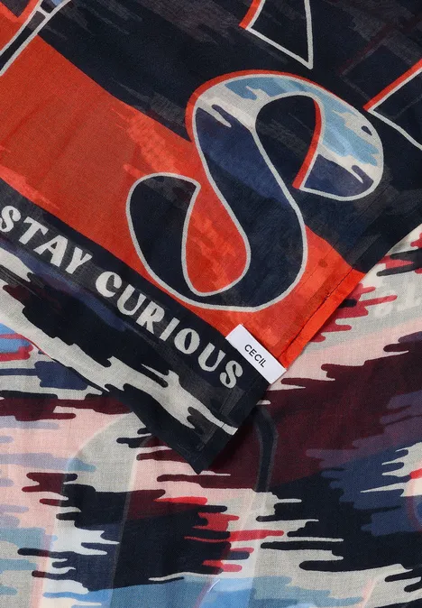 Print Loop Schal universal blue Print Loop Schal universal blue