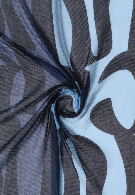 Plissee-Schal universal blue Plissee-Schal universal blue