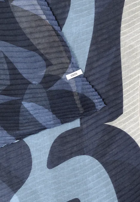 Plissee-Schal universal blue Plissee-Schal universal blue