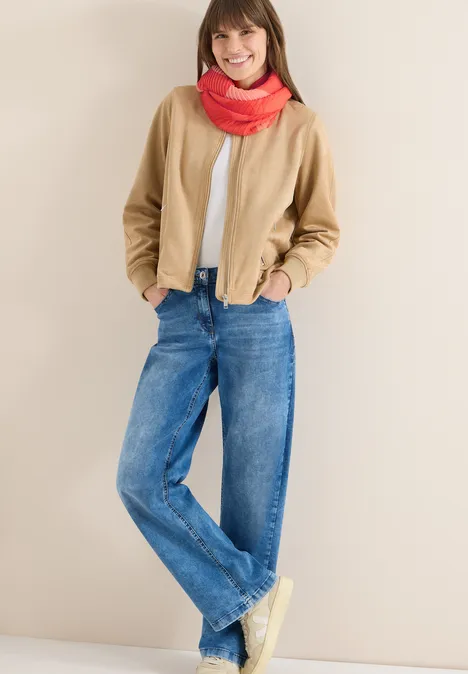 Plissee-Schal cherry tomato orange