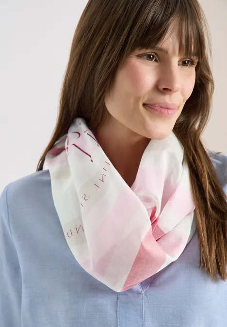 Loop-Schal mit Streifenmuster vanilla white Loop-Schal mit Streifenmuster vanilla white