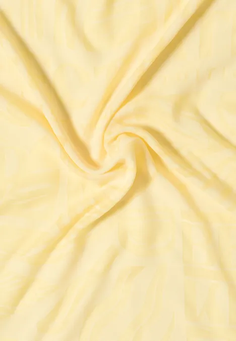 Foulard loop dévoré buttermilk yellow