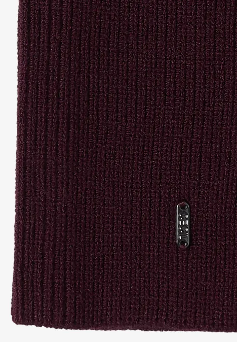Armwärmer in Unifarbe berry red