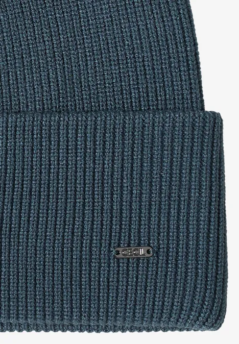 Beanie in Unifarbe mountain air blue